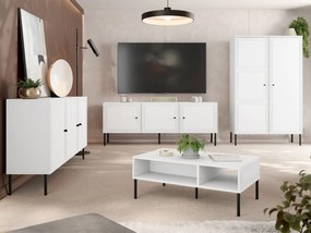 Set mobilier living Godzes Bis I (Alb + Negru) . 1105952