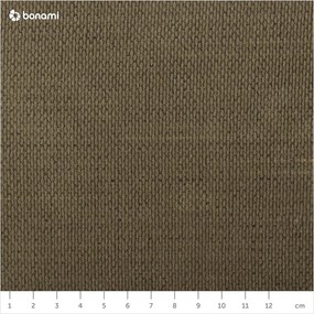 Pat matrimonial verde închis tapițat cu spațiu de depozitare și somieră 180x200 cm Jagna – Bobochic Paris