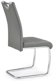Scaun K211 piele ecologica gri