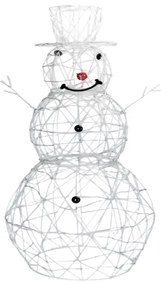 Aigostar-LED Om de zăpadă, decorațiune de Crăciun pentru exterior LED/3,6W/31/230V 2700K 90cm IP44