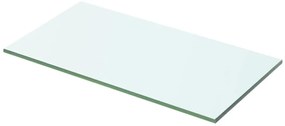 vidaXL Raft din sticlă transparentă, 50 x 20 cm