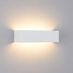Brilagi - Aplică LED de exterior DONNANI, 12W, 230V, 30 cm, alb, IP44