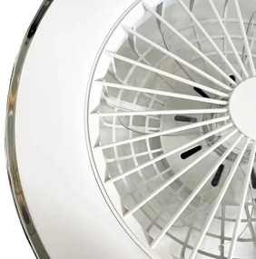 Plafonieră LED cu ventilator OPAL LED/48W/230V + telecomandă
