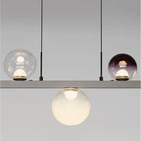 Lustra LED globuri sticla colorata SILENZIO