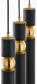 Lustră pe cablu Jupiter 2004 ALAS 3xGU10/10W/230V negru/auriu