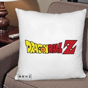 Perna Personalizata Dragon Ball Z Clasic, 40x40 cm, Alb Pufos, Husa Detasabila, Perna Inclusa, BEKZ®