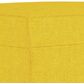 Taburet, galben deschis, 70x55x41 cm, material textil Galben deschis, 70 x 55 x 41 cm