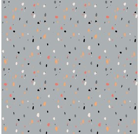 Set 2 bucati fete de perna decorative PINTURA 40x60 cm, gri