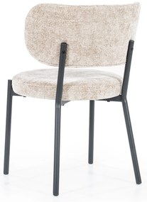 Scaun din stofa Oasis taupe