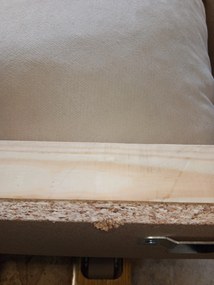 OFERTA Set canapea extensibila reversibila in forma de L VENORIA 220x143 cm, crem + 2 pernute GRATIS Clasa II
