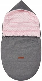 ShopJK SAC PENTRU CĂRUCIOR PRIMĂVARĂ/TOAMNĂ GRI - ROZ 017377