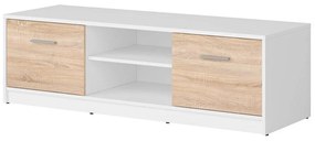 Masă TV Nepo Plus 28 (alb + stejar sonoma) . 1098385