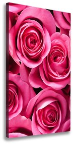 Imprimare tablou canvas Trandafiri roz
