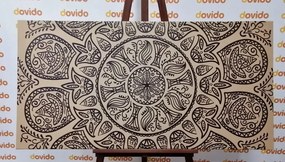 Tablou Mandala cu model natural abstract