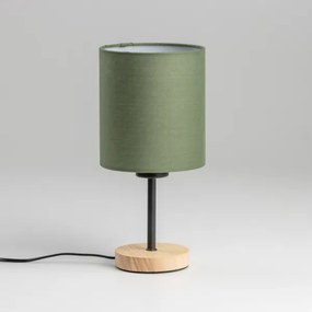 Lampă de masă Brilagi NUBILA WOOD 1xE27/25W/230V stejar/verde