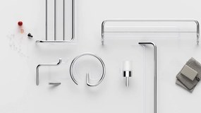 Silia Cuier tip agatatoare finisaj crom ADI_0111