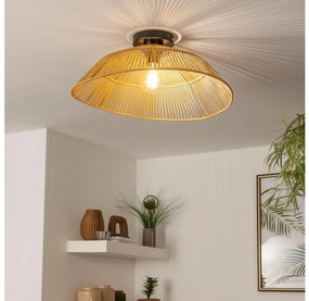 Brilagi - Lustră aplicată LED CERIA BOHO 1xE27/40W/230V Ø 50 cm maro