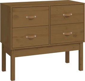 vidaXL Dulap consolă, maro miere, 90x40x78 cm, lemn masiv de pin