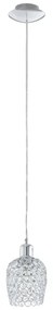 Eglo 94896 - Lustra de cristal BONARES 1 1xE27/60W/230V