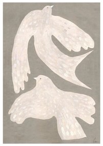 Poster 30x40 cm Two Birds – Clara Schicketanz – The Poster Club