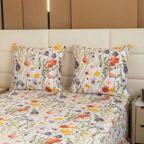 Lenjerie de pat din microfibra WILDFLOWERS colorata Dimensiune lenjerie de pat: 70 x 90 cm | 140 x 220 cm