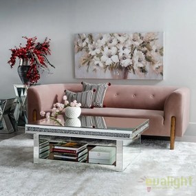 Masuta eleganta placata cu oglinda Glam SX-106480