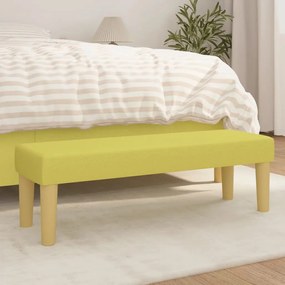 346659 vidaXL Bancă, verde, 100x30x30 cm, textil