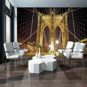 Fototapet - New York City Urban Brooklyn Bridge (152,5x104 cm), în 8 de alte dimensiuni noi