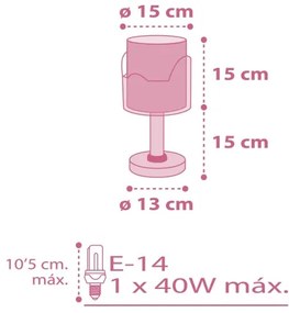 Dalber 61331S - Lampă copii LITTLE ELEPHANT 1xE14/40W/230V