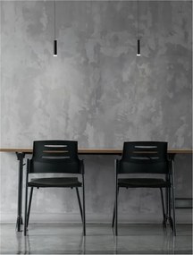 Pendul LED design modern minimalist DOC negru