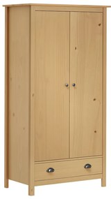 vidaXL Șifonier cu 2 uși Hill, 89x50x170 cm, lemn masiv de pin