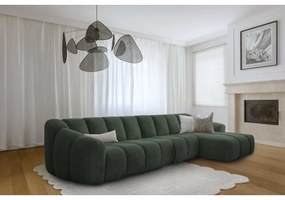 Colțar verde închis (cu colț pe partea dreaptă/cu șezlong) Shell – Miuform