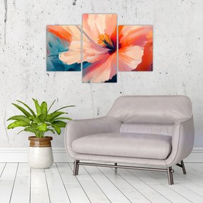 Tablou - Floare pictată (90x60 cm)