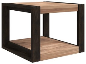 320440 vidaXL Dulap de baie, 45x45x35 cm, lemn masiv de tec