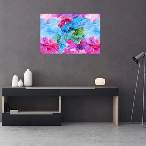 Tablou - Valuri colorate (90x60 cm)