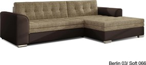 Colțar lemn masiv Extensibil Cali 270x165cm Personalizabil - Soft 017