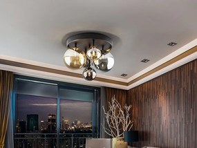 Lustra aplicata / Plafoniera design modern Dark 5L