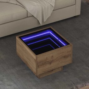 vidaXL Masă laterală stejar artizanal 40 x 40 x 30 cm Lemn compozit