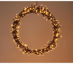 Decorațiune luminoasă LED de Crăciun Shining Ring,diametru 38 cm, 300 LED-uri