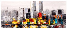 Tablou -Pictura orașului (120x50 cm)