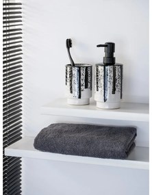 Dozator de săpun lichid alb-negru din ceramică 340 ml Subiza – Wenko