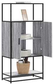 vidaXL Dulap nalt gri Sonoma 68x35x139 cm lemn prelucrat