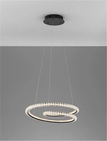 Lustra LED suspendata moderna design elegant GINEVRA 45W