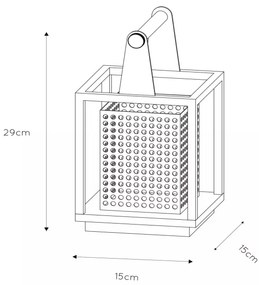 Lampă de masă SANSA 1xE27/40W/230V Lucide 21522/01/30