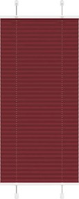 vidaXL Jaluzea plisată Bordeaux Roșu 65x150 cm Lățime material 64,4 cm