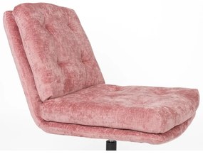 Fotoliu roz pivotant Kai – White Label