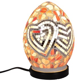 Lampa de masa Mozaic Cuore h 21,5 cm