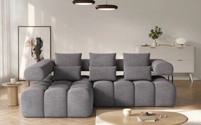 Colțar lemn masiv extensibil modern Levvi Personalizabil, 260 × 184 × 102 cm - Stânga