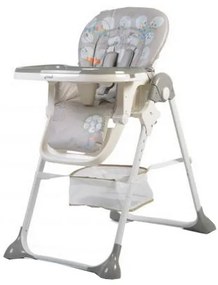 Scaun de masa premium pentru copii si bebe NOVOKIDS™ Hunny Baby, Reglabil in 6 trepte de inaltime,Pliabil , Centura de siguranta 5 puncte, Spatar