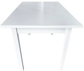 Masa extensibila 160 (200) x 90 cm Alba